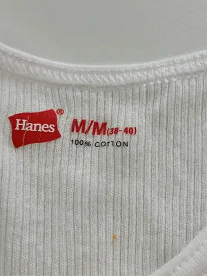 Hanes/ヘインズ/タンクトップ/トップス/ホワイト/M/M(38-40)