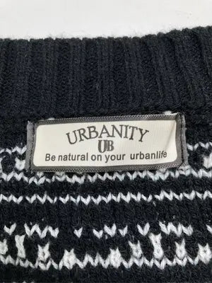 URBANITY/アーバニティ/ニット/セーター/トップス/ブラック/L