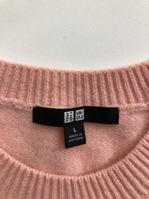 UNIQLO/ユニクロ/ニット/セーター/トップス/ピンク/L