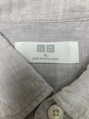 UNIQLO/ユニクロ/シャツ/ブラウス/トップス/グレー/XL