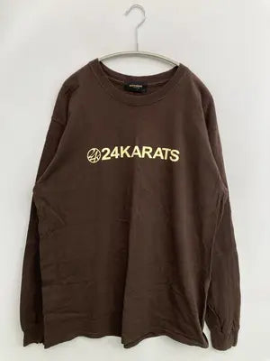 24KARATS/トゥエンティーフォーカラッツ/Tシャツ/カットソー/トップス/ブラウン/L