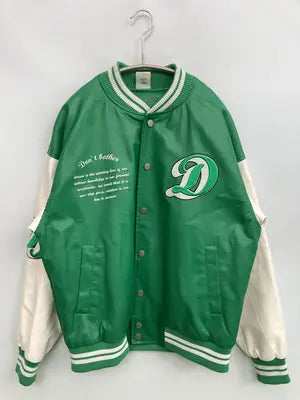 NEW WAVE STREET CULTURE/ニューウェーブストリートカルチャー/スタジャン/ジャケット/アウター/グリーン/S