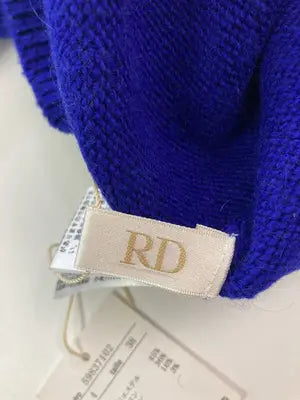 RD/ニット/セーター/トップス/ブルー/38