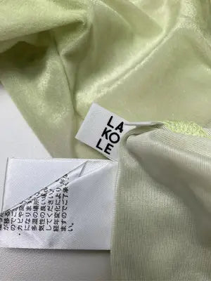 LAKOLE/ラコレ/Tシャツ/カットソー/トップス/ライトグリーン/M