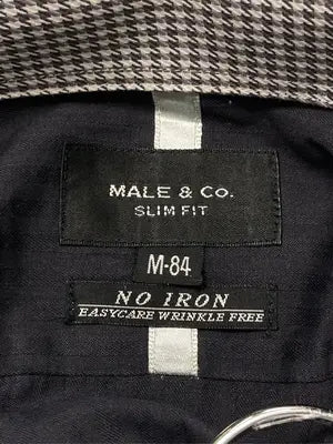 MALE & Co./シャツ/ブラウス/トップス/ブラック/M-84