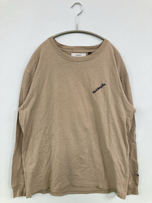 INHERIT/インヘリット/Tシャツ/カットソー/トップス/ベージュ/L