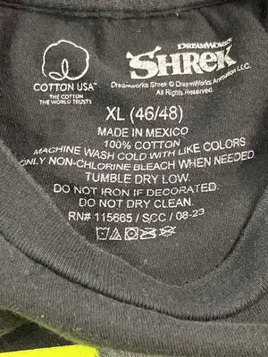SHReK/Tシャツ/カットソー/トップス/ブラック/XL