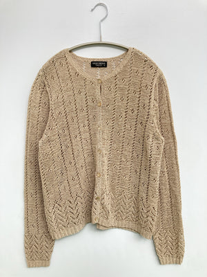 カーディガン/ボレロ/トップス/ベージュ/M