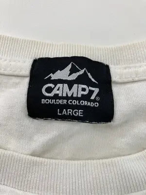 CAMP7/キャンプセブン/Tシャツ/カットソー/トップス/ホワイト/L