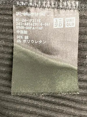 UNIQLO/ユニクロ/Tシャツ/カットソー/トップス/ブラック/L