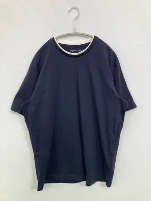 Organic Cotton/Tシャツ/カットソー/トップス/ネイビー/L