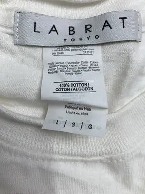 LABRAT TOKYO/Tシャツ/カットソー/トップス/ホワイト/L