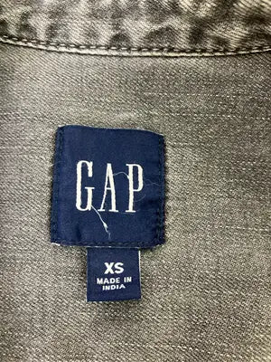 GAP/ギャップ/シャツ/ブラウス/トップス/グレー/XS