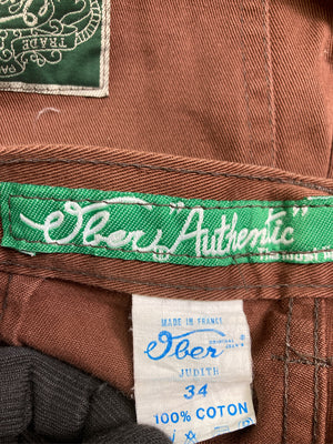 Ober Authentic/デニムパンツ/パンツ/ブラウン/34