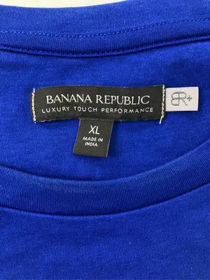 BANANA REPUBLIC/バナナリパブリック/Tシャツ/カットソー/トップス/ブルー/XL