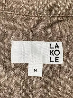 LAKOLE/ラコレ/シャツ/ブラウス/トップス/ブラウン/M