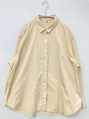 UNIQLO/ユニクロ/シャツ/ブラウス/トップス/アイボリー/L