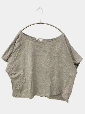 Ell de Couture/Tシャツ/カットソー/トップス/グレー/LL