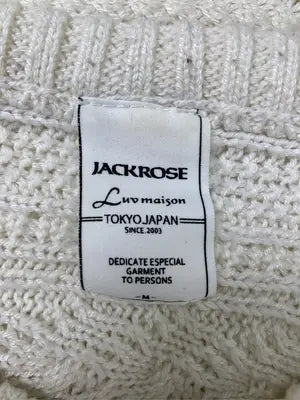 JACKROSE/ジャックローズ/ニット/セーター/トップス/アイボリー/M