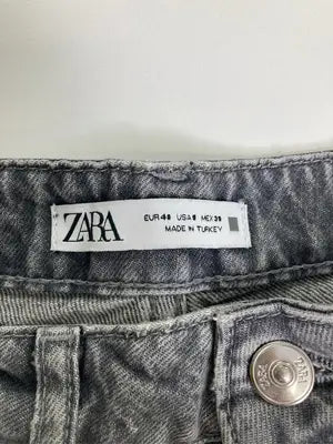 ZARA/ザラ/デニムパンツ/パンツ/グレー/EUR 40/USA 8/MEX 30