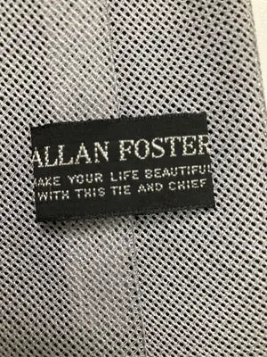 ALLAN FOSTER/ネクタイ/ファッション雑貨/グレー