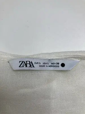 ZARA/ザラ/カーディガン/ボレロ/トップス/ホワイト/EUR L/USA L/MEX 30