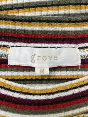 grove/グローブ/ニット/セーター/トップス/イエロー/M