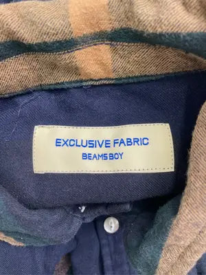 BEAMS BOY/ビームスボーイ/シャツワンピース/ワンピース/ドレス/ネイビー