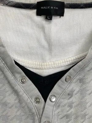 MALE & Co./Tシャツ/カットソー/トップス/グレー/L