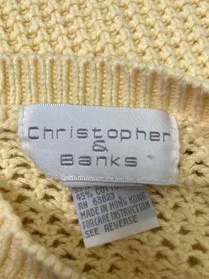 Christopher＆Banks/ニット/セーター/トップス/イエロー/S