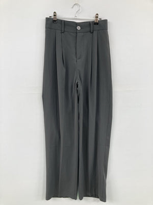 me+em select/ミームセレクト/スラックス/パンツ/グレー/M