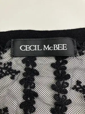 CECIL McBEE/セシルマクビー/カーディガン/ボレロ/トップス/ブラック/M