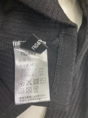 FIG&VIPER/フィグアンドヴァイパー/Tシャツ/カットソー/トップス/ブラック/M