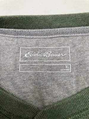 Eddie Bauer/エディーバウアー/Tシャツ/カットソー/トップス/グリーン/XL