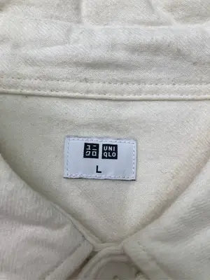 UNIQLO/ユニクロ/シャツ/ブラウス/トップス/アイボリー/L