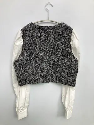 SUREVE/シュリーブ/シャツ/ブラウス/トップス/グレー/L  バスト86～94　身長154～162