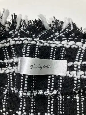 girly doll/ガーリードール/ノーカラージャケット/ジャケット/アウター/ブラック