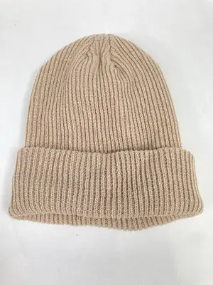 ニットキャップ/ビーニー/帽子/ベージュ