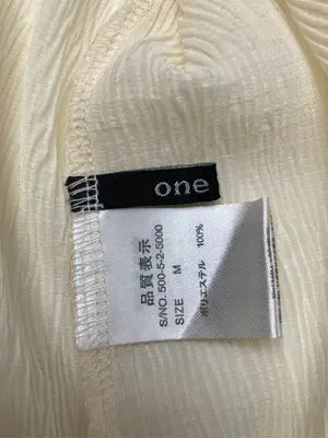 One Way/ワンウェイ/Tシャツ/カットソー/トップス/アイボリー/M
