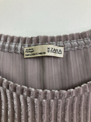 ZARA/ザラ/Tシャツ/カットソー/トップス/グレー/S