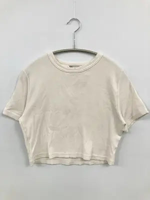 ZARA/ザラ/Tシャツ/カットソー/トップス/ホワイト/L