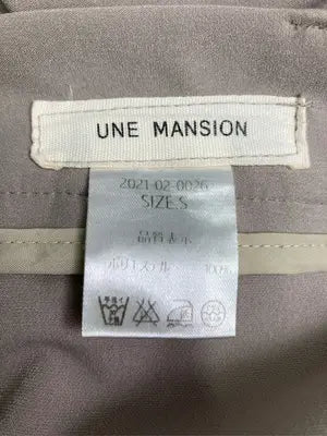 UNE MANSION/ウメマンション/スラックス/パンツ/ベージュ/S