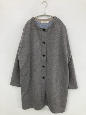jantzen/ジャンセン/ノーカラーコート/ジャケット/アウター/グレー/LL