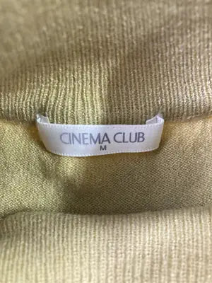 CINEMA CLUB/シネマクラブ/ニット/セーター/トップス/イエロー/M