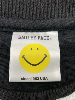 SMILEY FACE/スマイリーフェイス/Tシャツ/カットソー/トップス/ブラック/L