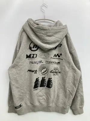mahagrid/マハグリッド/パーカー/トップス/グレー/XL