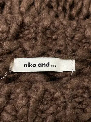 niko and .../ニコアンド/ニット/セーター/トップス/ブラウン/F