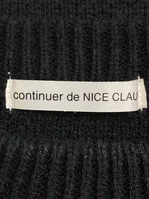 continuer de NICE CLAUP/コンティニューデナイスクラップ/ニット/セーター/トップス/ブラック/F