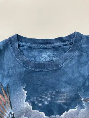 THE MOUNTAIN/ザマウンテン/Tシャツ/カットソー/トップス/ブルー/M