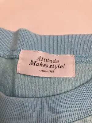 Attitude makes style!/アティチュードメイクススタイル/スウェット/トップス/スカイブルー/F